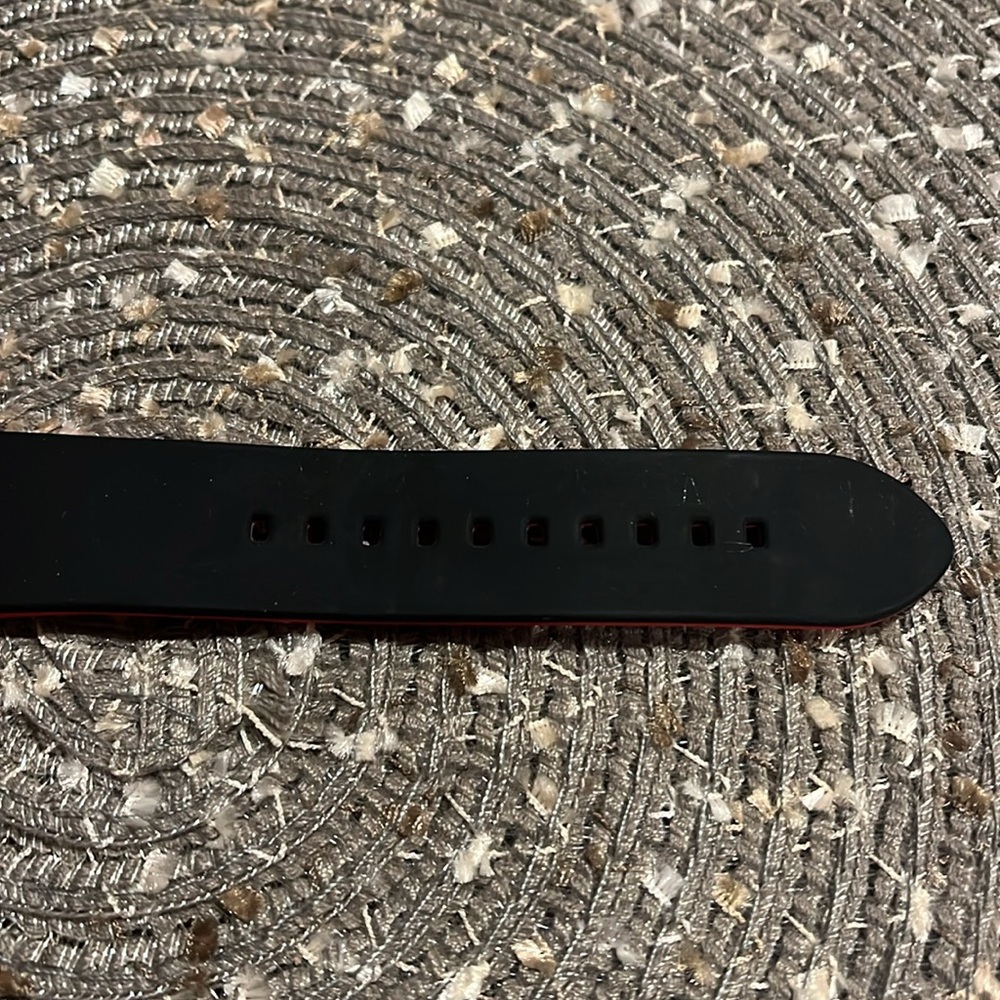 Fossil model 8 Forrester Red Dial Wristwatch with Black Strap - Picture 8 of 10